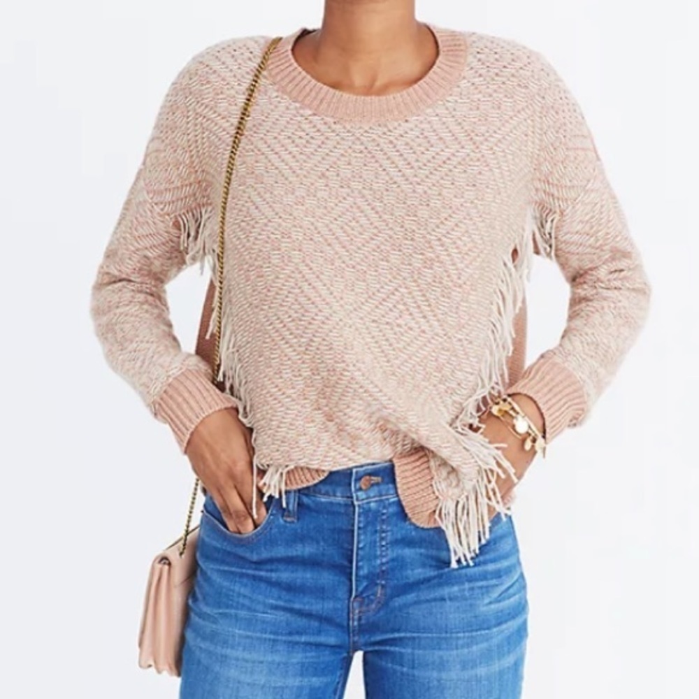 Madewell | Reverse-Diamond Pullover Sweater